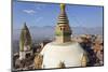 Swayamhunath Buddhist Stupa or Monkey Temple, Kathmandu, Nepal-Peter Adams-Mounted Photographic Print