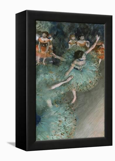 Swaying Dancer (Dancer in Green). 1877-79-Edgar Degas-Framed Premier Image Canvas