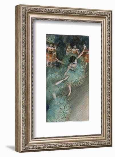 Swaying Dancer (Dancer in Green), from 1877 until 1879-Edgar Degas-Framed Art Print