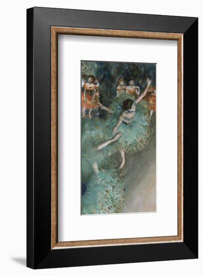 Swaying Dancer (Dancer in Green), from 1877 until 1879-Edgar Degas-Framed Art Print