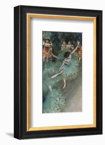 Swaying Dancer (Dancer in Green), from 1877 until 1879-Edgar Degas-Framed Art Print