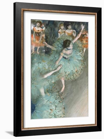 Swaying Dancer (Dancer in Green)-Edgar Degas-Framed Giclee Print