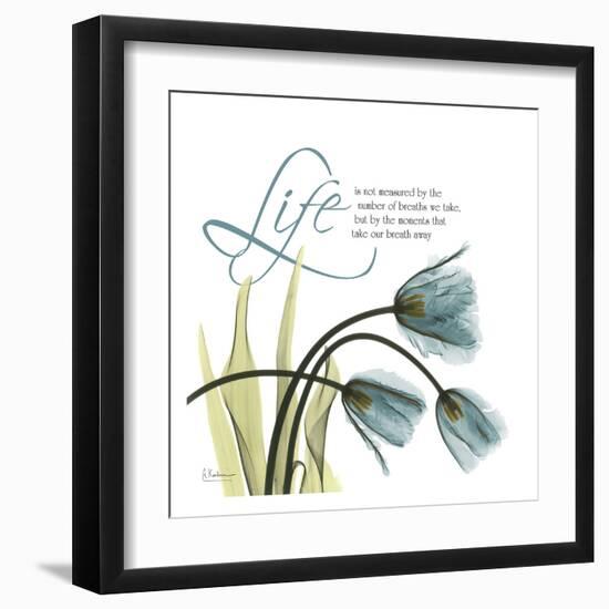 Swaying Tulips Blue, Life-Albert Koetsier-Framed Art Print