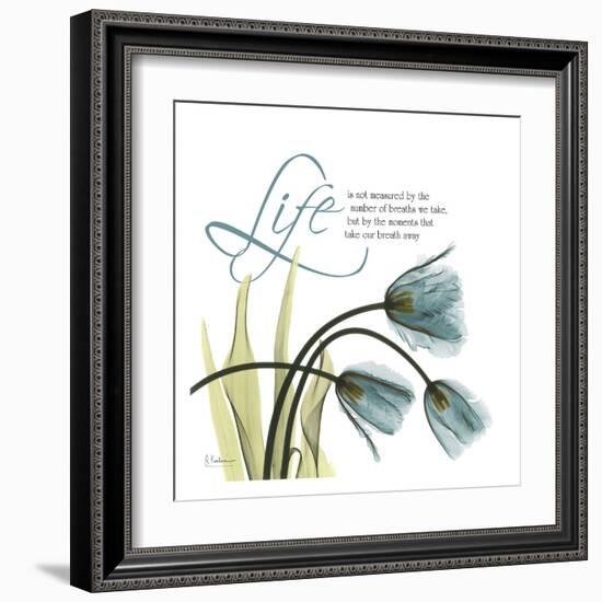 Swaying Tulips Blue, Life-Albert Koetsier-Framed Art Print