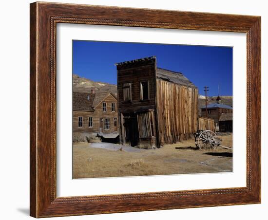 Swazey Hotel, Bodie State Historic Park, California, USA-null-Framed Photographic Print