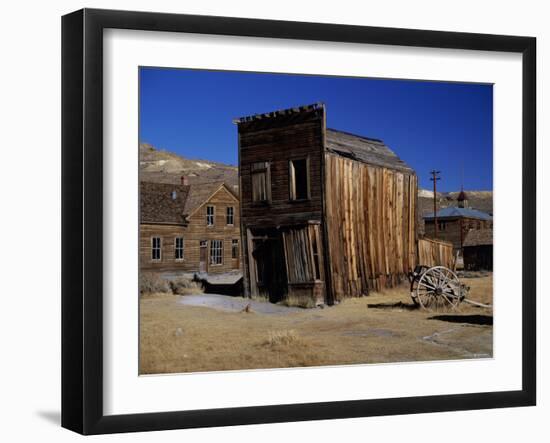 Swazey Hotel, Bodie State Historic Park, California, USA-null-Framed Photographic Print