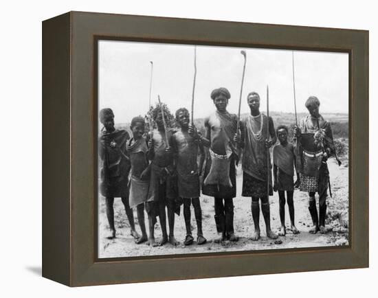 Swaziland Natives-null-Framed Premier Image Canvas