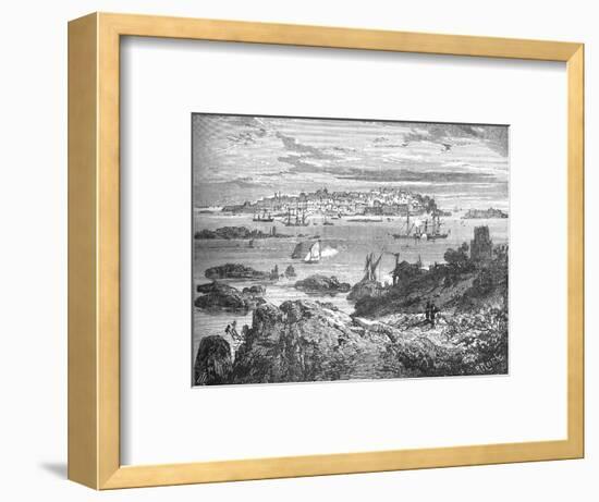 'Sweaborg', c1880-Richard Principal Leitch-Framed Giclee Print