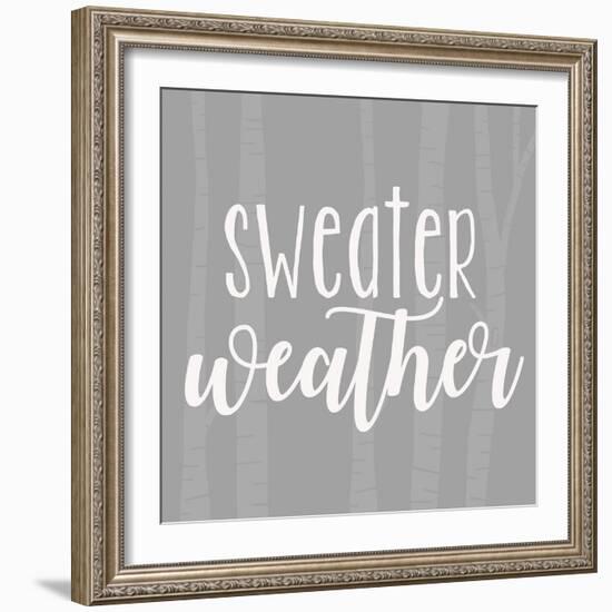 Sweater Weather-Anna Quach-Framed Art Print