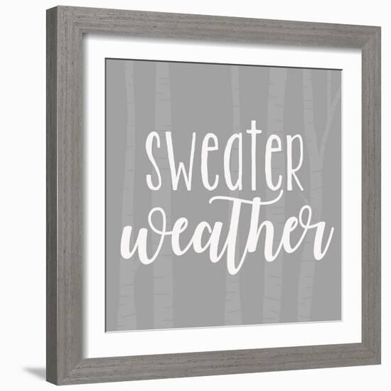 Sweater Weather-Anna Quach-Framed Art Print