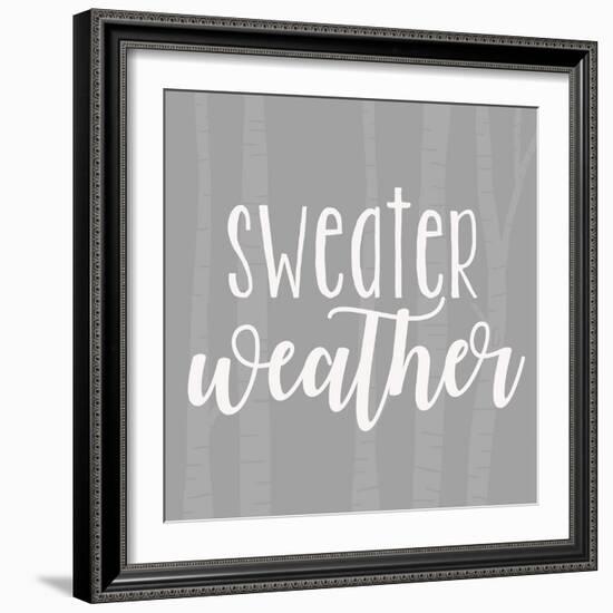 Sweater Weather-Anna Quach-Framed Art Print