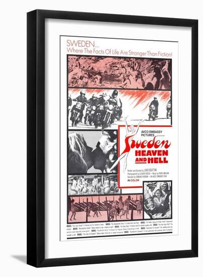 SWEDEN, HEAVEN AND HELL, (aka SVEZIA, INFERNO E PARADISO), 1968-null-Framed Art Print