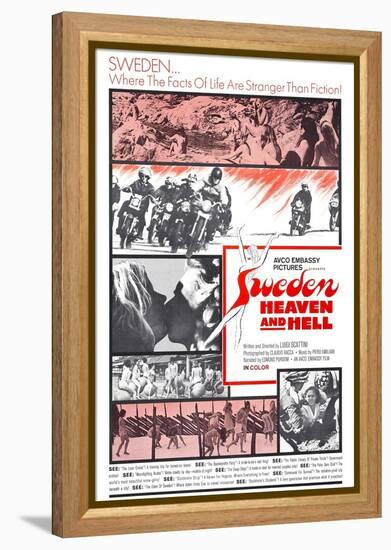 SWEDEN, HEAVEN AND HELL, (aka SVEZIA, INFERNO E PARADISO), 1968-null-Framed Stretched Canvas