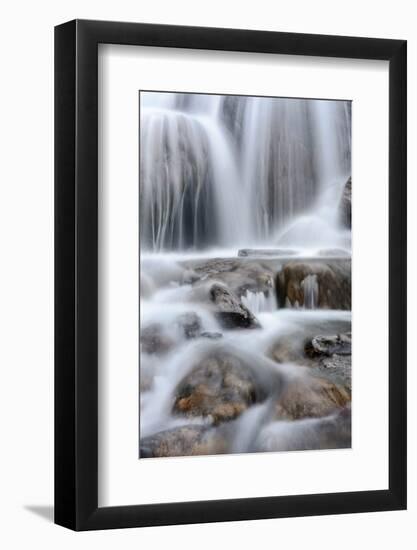 Sweden, Norrbotten, Abisko. Waterfalls in Karkevagge.-Fredrik Norrsell-Framed Photographic Print