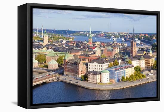 Sweden, Stockholm - the Old Town and Riddarholmen-null-Framed Premier Image Canvas