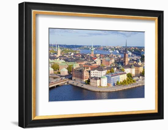 Sweden, Stockholm - the Old Town and Riddarholmen--Framed Photographic Print