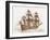 Swedish Flagship Mars (Makalö) before the Battle of Gotland-Öland, 30-31 May 1564, C. 1908-Jacob Hägg-Framed Giclee Print