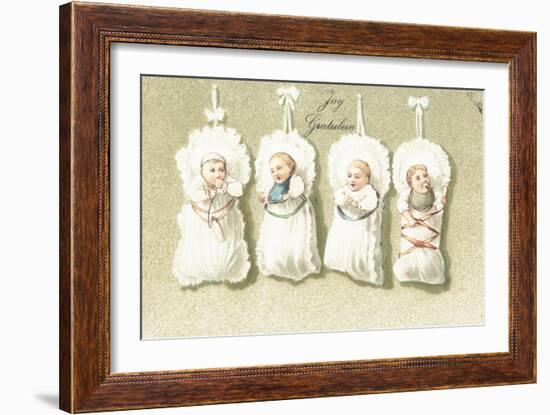 Swedish Greetings Card-null-Framed Giclee Print