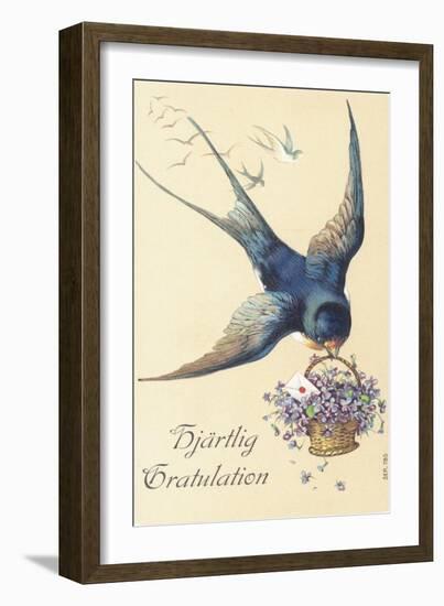 Swedish Greetings Card-null-Framed Giclee Print