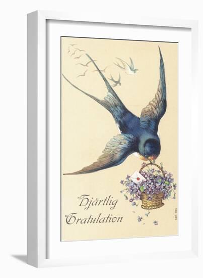 Swedish Greetings Card-null-Framed Giclee Print