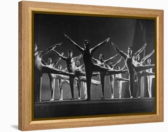 Swedish Gymnasts-Gjon Mili-Framed Premier Image Canvas