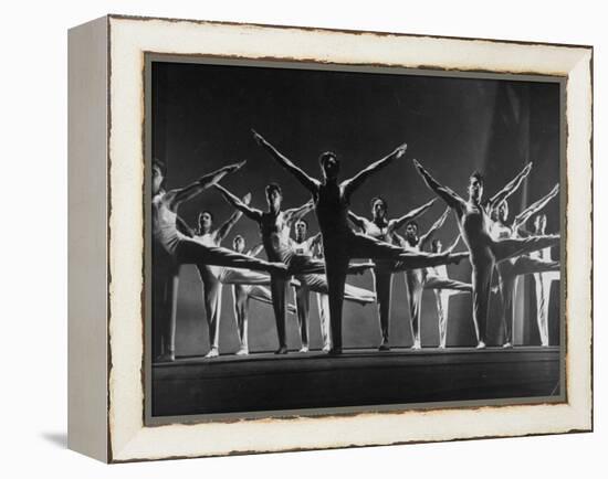 Swedish Gymnasts-Gjon Mili-Framed Premier Image Canvas