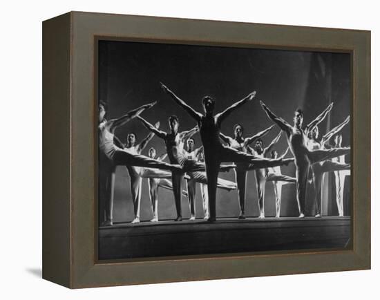 Swedish Gymnasts-Gjon Mili-Framed Premier Image Canvas