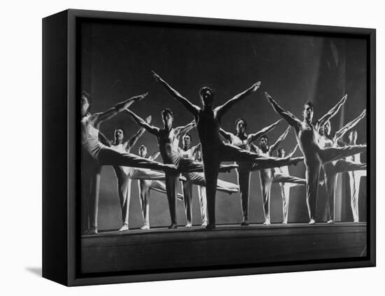 Swedish Gymnasts-Gjon Mili-Framed Premier Image Canvas