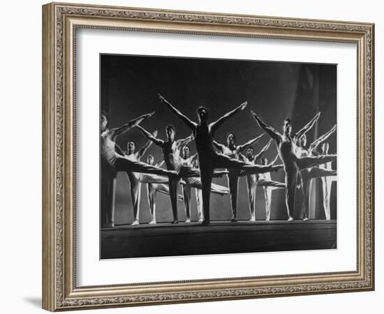 Swedish Gymnasts-Gjon Mili-Framed Photographic Print