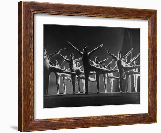 Swedish Gymnasts-Gjon Mili-Framed Photographic Print