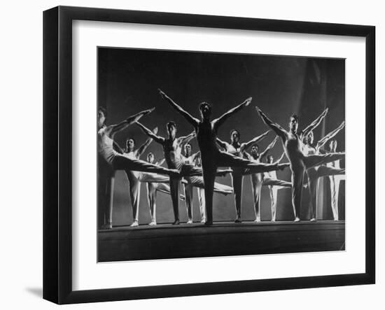 Swedish Gymnasts-Gjon Mili-Framed Photographic Print