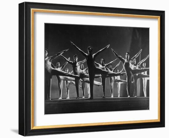 Swedish Gymnasts-Gjon Mili-Framed Photographic Print