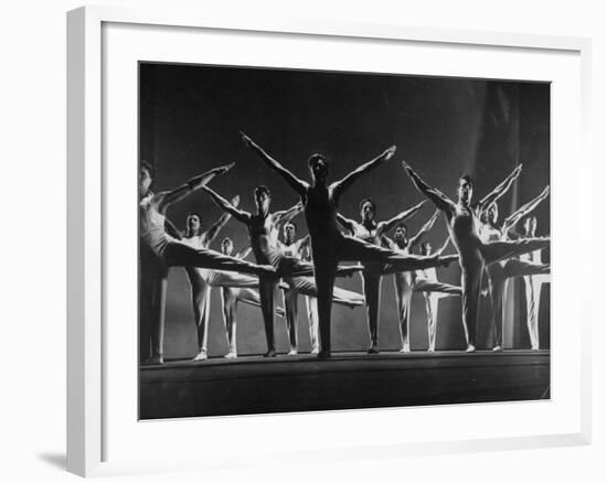 Swedish Gymnasts-Gjon Mili-Framed Photographic Print