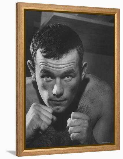 Swedish Heavyweight Ingemar Johansson-Michael Rougier-Framed Premier Image Canvas