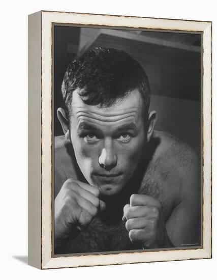 Swedish Heavyweight Ingemar Johansson-Michael Rougier-Framed Premier Image Canvas