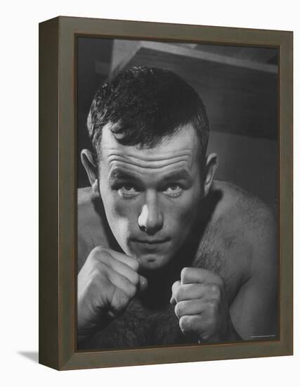 Swedish Heavyweight Ingemar Johansson-Michael Rougier-Framed Premier Image Canvas