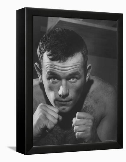 Swedish Heavyweight Ingemar Johansson-Michael Rougier-Framed Premier Image Canvas