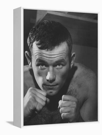 Swedish Heavyweight Ingemar Johansson-Michael Rougier-Framed Premier Image Canvas