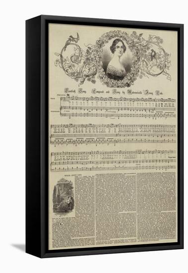 Swedish Song, Composed and Sung by Mademoiselle Jenny Lind-null-Framed Premier Image Canvas