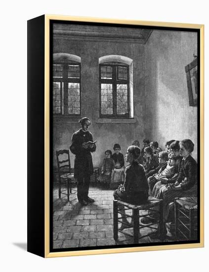 Swedish Sunday School-Walter Firle-Framed Stretched Canvas