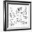 Swedish Tile IV BW-Cheri Blum-Framed Art Print