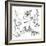 Swedish Tile IV BW-Cheri Blum-Framed Art Print