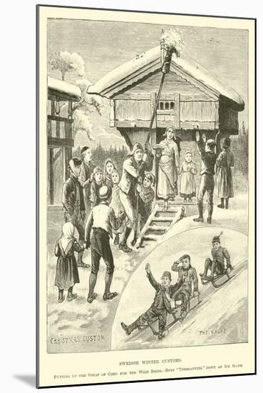 Swedish Winter Customs-null-Mounted Giclee Print