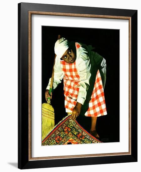 "Sweep it Under the Rug," May 24, 1941-John Hyde Phillips-Framed Giclee Print