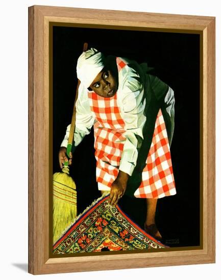 "Sweep it Under the Rug," May 24, 1941-John Hyde Phillips-Framed Premier Image Canvas