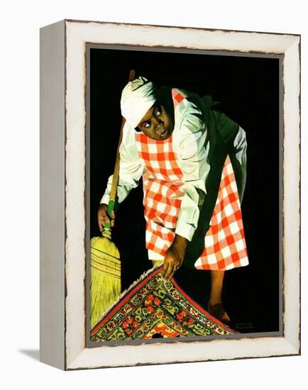 "Sweep it Under the Rug," May 24, 1941-John Hyde Phillips-Framed Premier Image Canvas