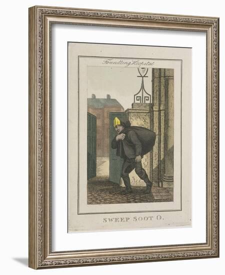 Sweep Soot O, Cries of London, 1804-William Marshall Craig-Framed Giclee Print