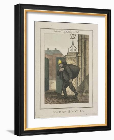 Sweep Soot O, Cries of London, 1804-William Marshall Craig-Framed Giclee Print