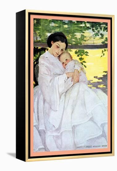 Sweet and Low-Jessie Willcox-Smith-Framed Stretched Canvas