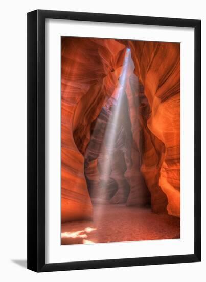 Sweet Beam of Light, Upper Antelope Canyon, Page, Arizona-Vincent James-Framed Photographic Print